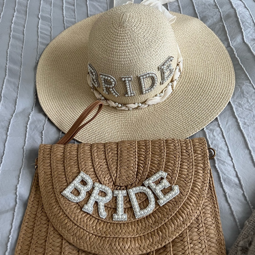 Bridal Hat and Bag